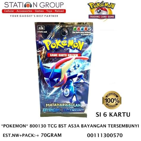 Jual Kartu Pokemon Matahari Bulan Tcg Booster As A Bayangan