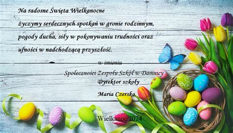 Yczenia Wielkanocne Zesp Szk W Damnicy