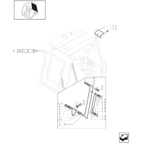 B95TC NA BACKHOE LOADER 1 06 12 07 1 92 9 02 REAR WINDOWS