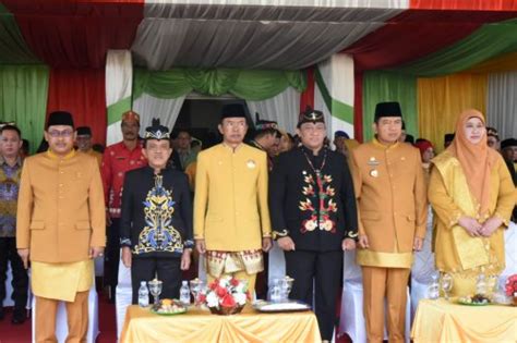 Setda Prov Kalteng Pimpin Upacara Hari Jadi Ke 64 Kobar Wagub