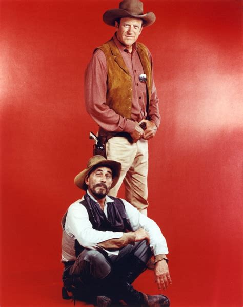 Gunsmoke Cast Picture in Red Background Photo Print - Walmart.com