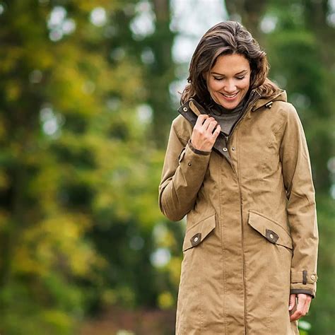 baleno chelsea ladies waterproof coat  forest clothing