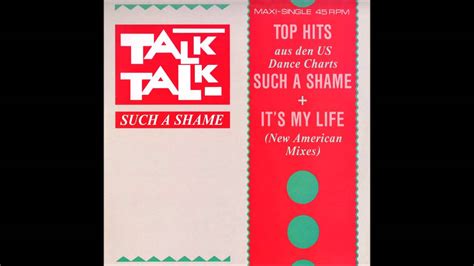 Talk Talk Its My Life Us Extended Remix 1984 Youtube Music