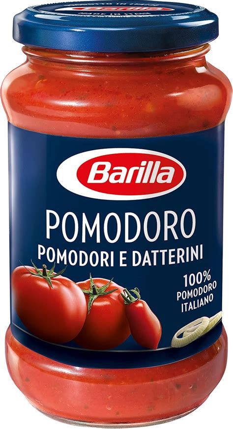 Barilla Sugo Al Pomodoro Con Pomodori E Datterini G Amazon It