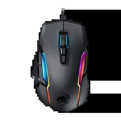 Roccat Kone Aimo Remastered Gaming Mus Sort Powerdk