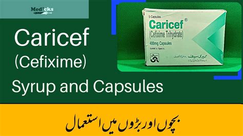 Caricef Syrup Caricef Capsules Cefixime Uses Caricef 400mg