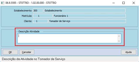 Rh Linha Datasul Esocial Sst Evento S Tomador De Servi O Tag