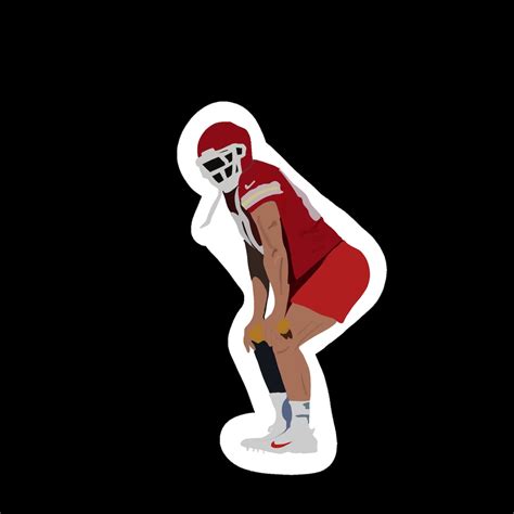 Travis Kelce POSE STICKERS - Etsy