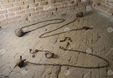 Shackles In Old Prison Stock Photo Image Of Military 13145916