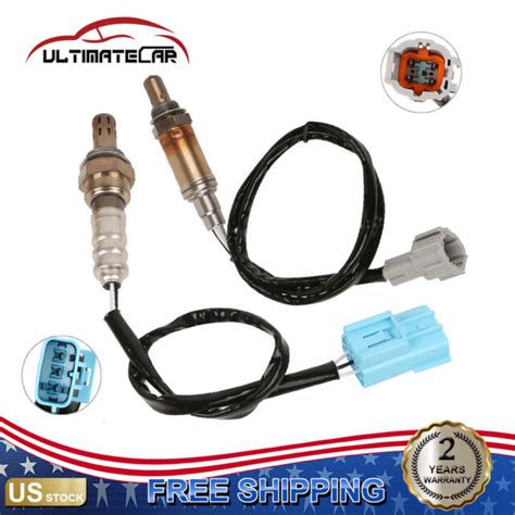 2pcs Up And Downstream O2 Oxygen Sensors For 2002 2004 Nissan Xterra Frontier 24l Ebay