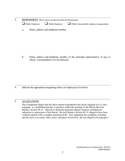 Form Hlrb 4 Fill Out Sign Online And Download Fillable Pdf Hawaii