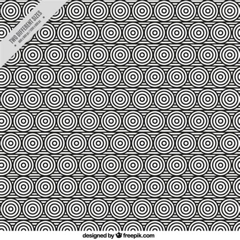 Free Vector | Black and white circles background