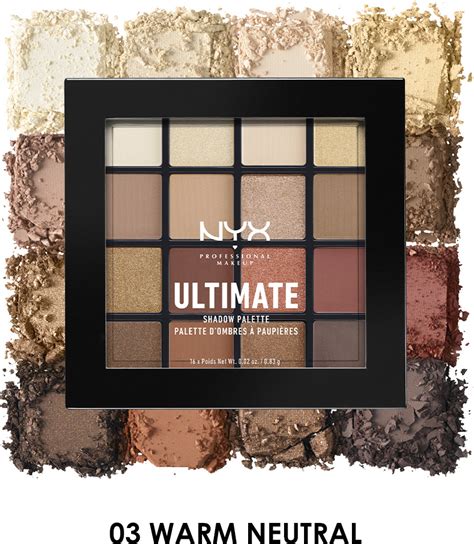 Nyx Professional Makeup Ultimate Палетка теней для век оттенок 03 Warm Neutrals 13 г купить