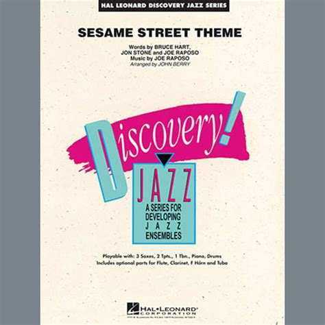 Sesame Street Theme Bb Clarinet 1 Noten John Berry Jazzensemble