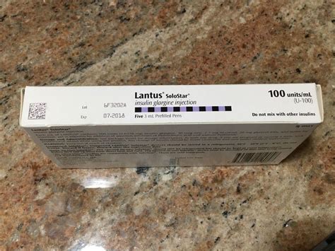 Lantus Solostar Insulin Pens Box 5 Pens 1829472077