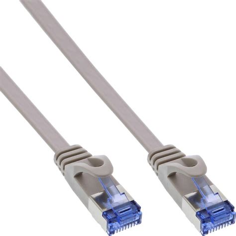 C Ble R Seau Plat En Ligne U Ftp Cat 6a Gris 7 M Leroy Merlin