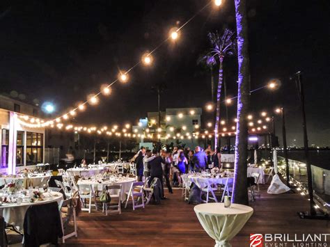 Brilliant Event Lighting — Oceanview Room, Point Loma Navy Base Wedding ...