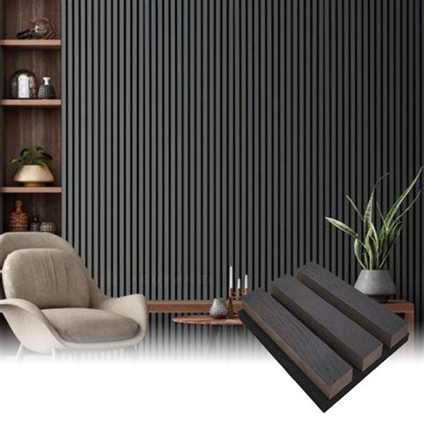 Eco Friendly Wooden Slat Akupanel Veneer Pet Mdf Acoustic Interior