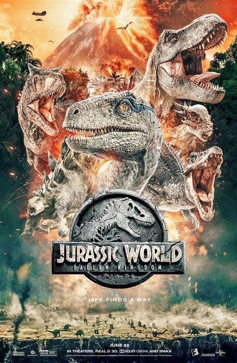 Jurassic World Il Regno Distrutto Locandine Ufficiali Di Jurassic