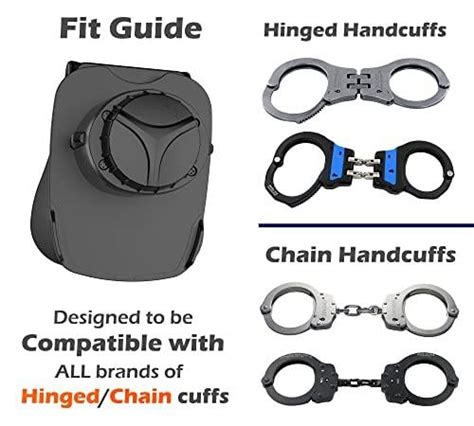 Universal Handcuff Holster Fit Sandwasppeerless Chain Handcuffs Hinged