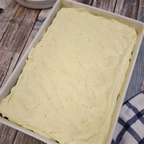 Easy Orange Sheet Cake With Orange Cream Cheese Frosting Camila Made