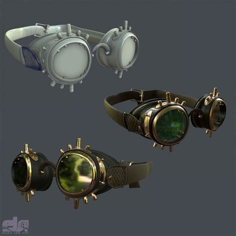 Steampunk Goggles Elisa Haynes On Artstation At Artwork Aardn