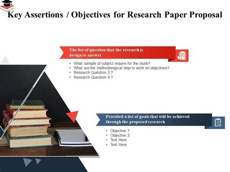 Key Assertions Objectives For Research Paper Proposal Subject Require ...