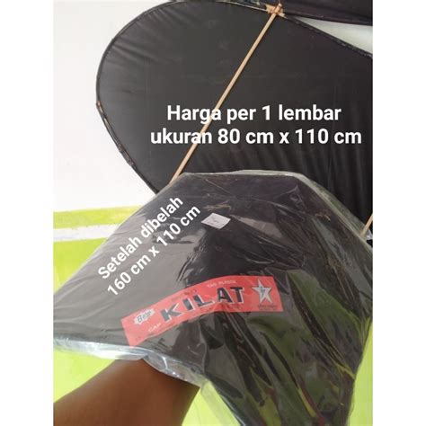 Jual Sampul Layangan Gapangan Ukuran X Cm Hitam Tebal Harga Per