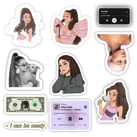 Ariana Grande Stickers Printable