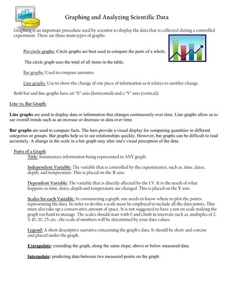 Graphing And Intro To Science Worksheet Answers Scienceworksheets Net