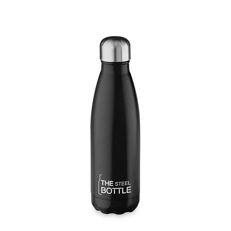 The Steel Bottle Bottiglia Termica In Acciaio Inox Ml Nero