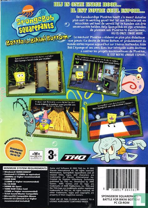 SpongeBob Squarepants Battle For Bikini Bottom PC LastDodo