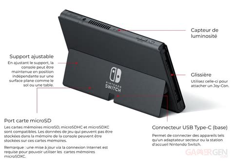 Nintendo Switch Modèle Oled La Nouvelle Console Officialisée Avec