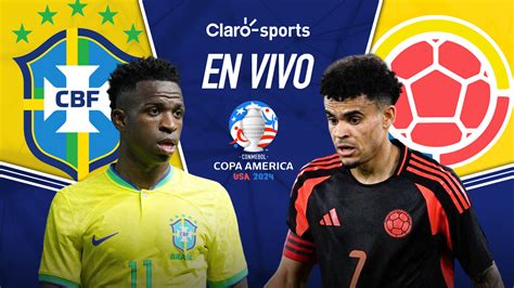 Ver EN VIVO online Brasil vs Colombia Partido Copa América 2024