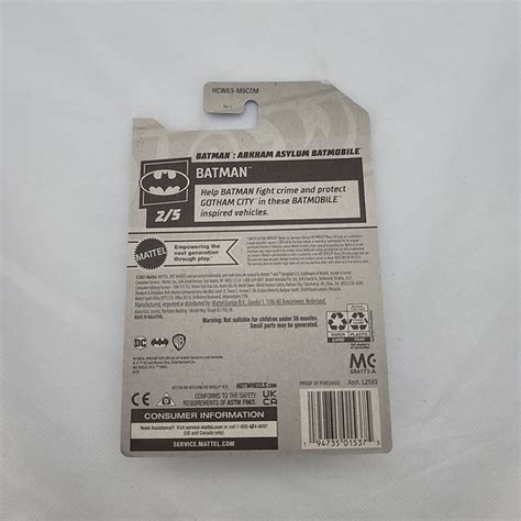 Mattel Other Hot Wheels Dc Batman Arkham Asylum Batmobile Batman Poshmark