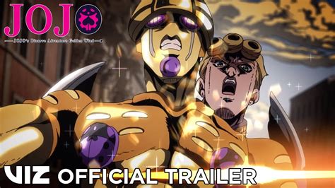 Official English Trailer Jojos Bizarre Adventure Golden Wind Part