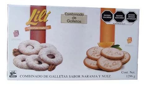 Galletas Lili Combinado Sabor Naranja Y Nuez 1296g MercadoLibre