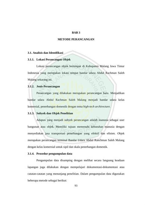 PDF METODE PERANCANGAN Etheses Uin Malang Ac Idetheses Uin Malang