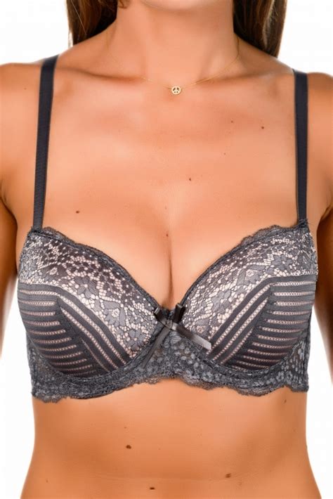 Ensemble Soutien Gorge Culotte Inoo Toula Couleur Gris