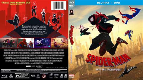 Spiderman Into The Spider Verse 2019 R1 Custom Blu Ray Cover