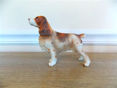 Springer Spaniel, Dog Figurine, Ceramic Dog Figurine, Vintage, China ...