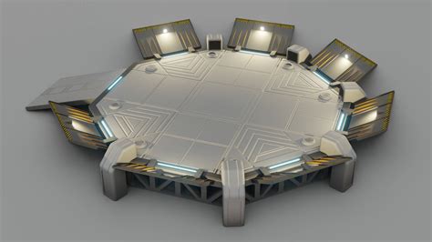 Sci Fi Landing Pad 3D Model By Sathak