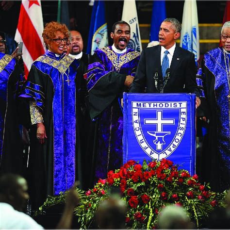 President Barack Obama Sings Amazing Grace While Delivering The