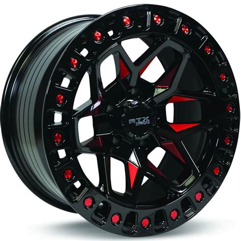 RTX Offroad Zion 20x9 0 Black Red RTX 083032 Custom Offsets