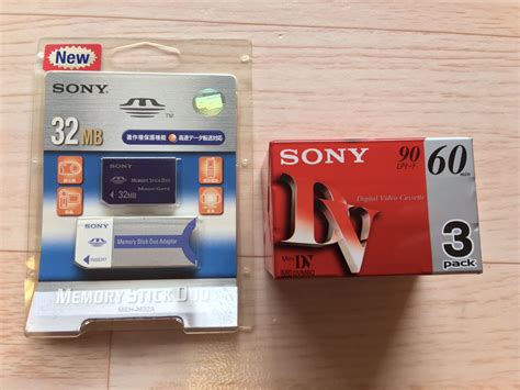 未使用新品 未使用 未開封 SONY 32MB メモリー スティック デュオ memory stick duo mini DV 60