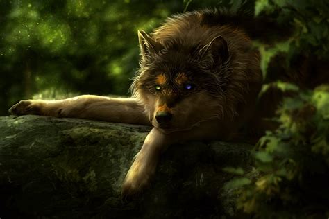 4K, Wolves, Mountains, Painting Art, HD Wallpaper | Rare Gallery