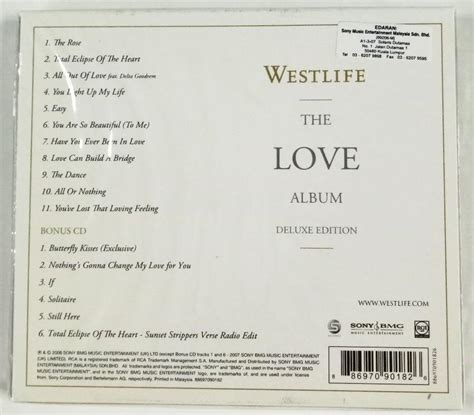 Westlife - The Love Album Deluxe Edition CD, Hobbies & Toys, Music & Media, CDs & DVDs on Carousell