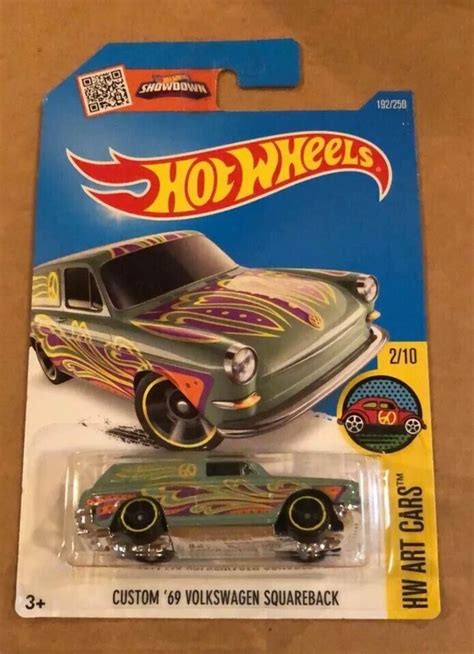 HOT WHEELS CUSTOM VW VOLKSWAGEN SQUAREBACK ART CARS HW EBay