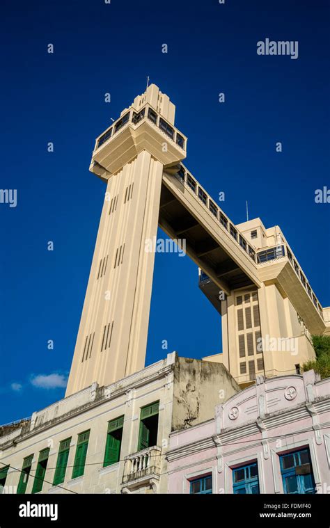 Elevador Lacerda Historic Art Deco Elevator Salvador Bahia Brazil