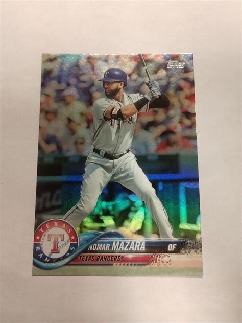 Topps Rainbow Foil Nomar Mazara For Sale Online Ebay